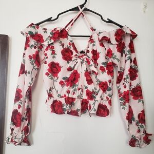 H&M Divided Floral Top.